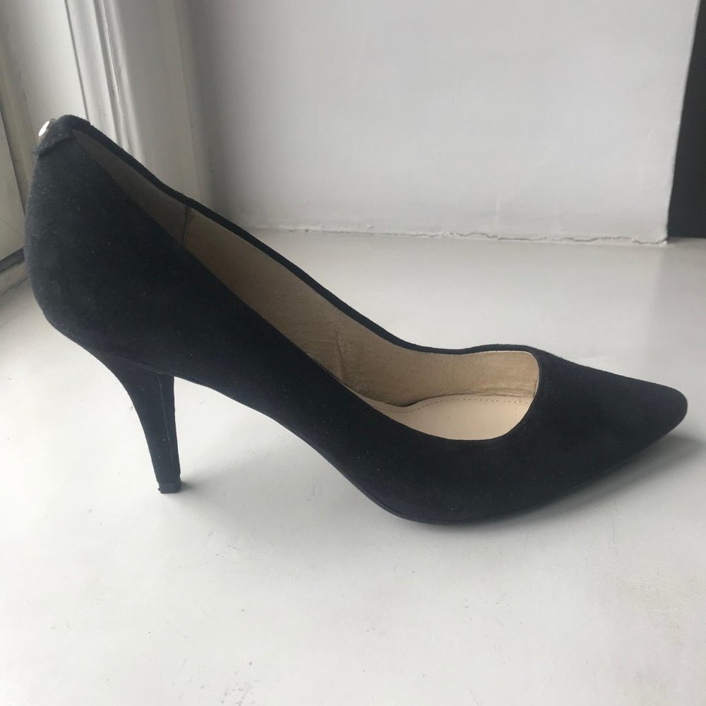 MICHAEL Michael Kors Black Suede High Heel Pump - Picture 6 of 7